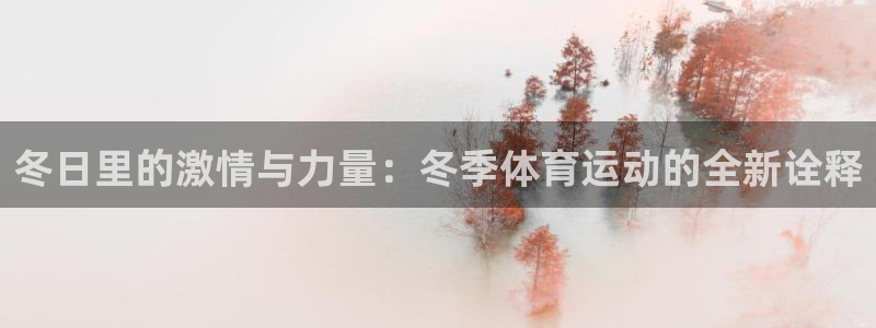 斗体育小鱼：冬日里的激情与力量：冬季体育运动的全新诠释